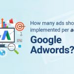 How many ads should be implemented per ad group in Google Adword?