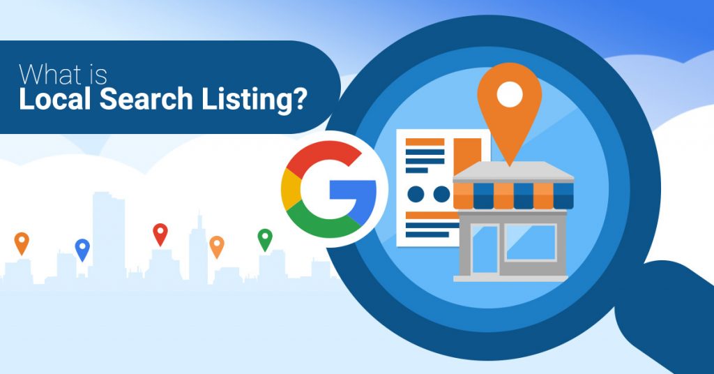What is local search listing?